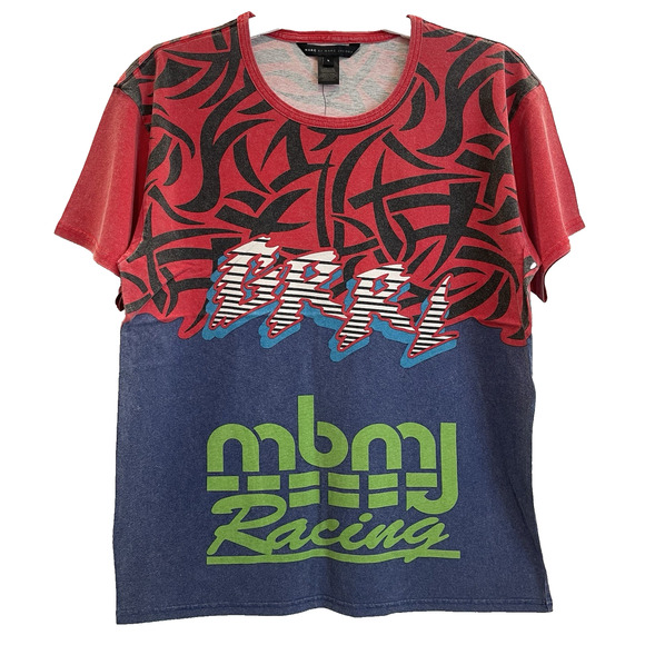 Marc Jacobs Women's Ryder Motorcross Tee Large🔥NEW🔥$128 Retail Racing Uprising - Picture 2 of 8
